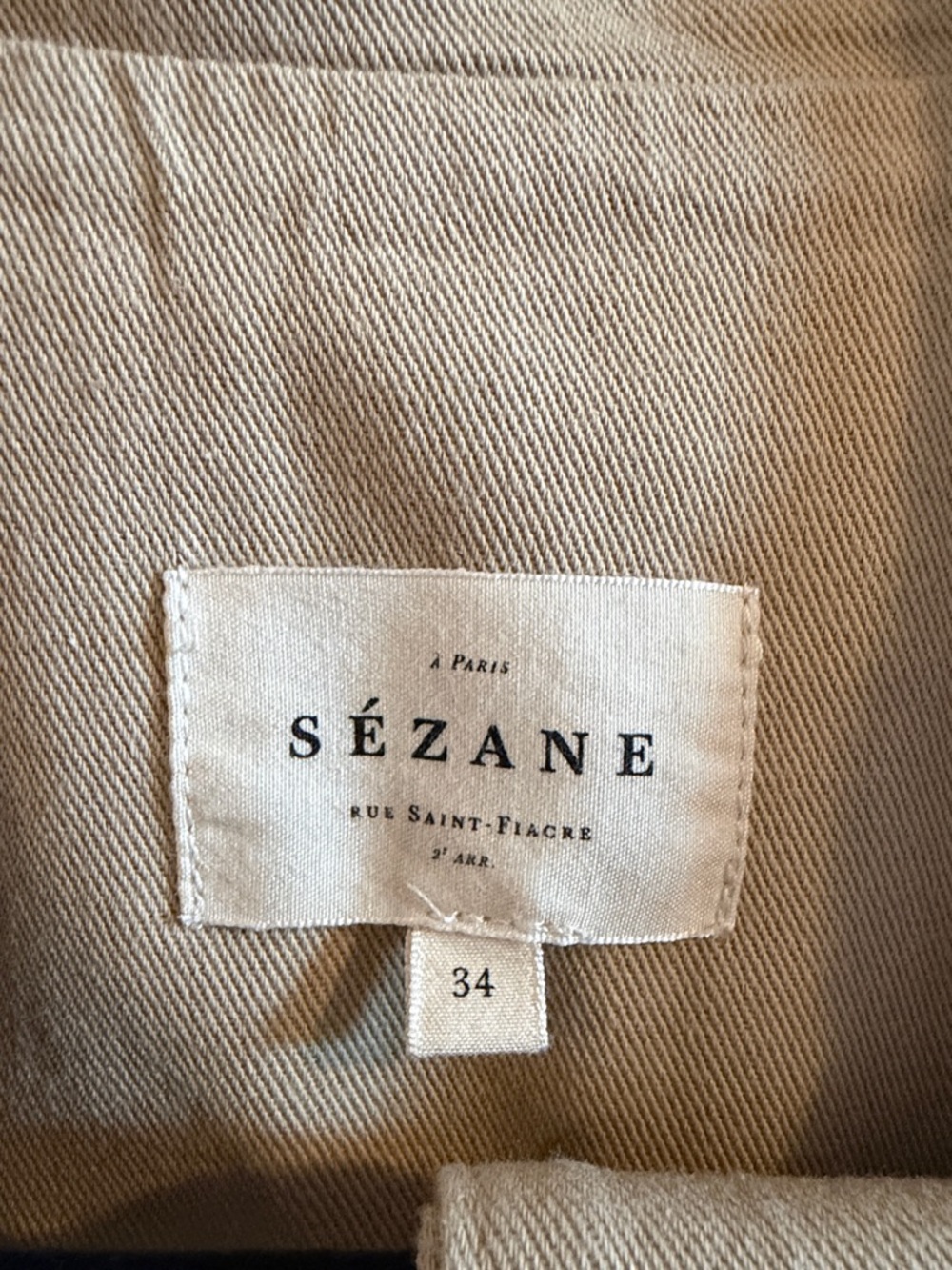 💃🏻Sezane💃🏻 Filomena Dress• Safari Beige • 2/34 - Picture 4 of 8